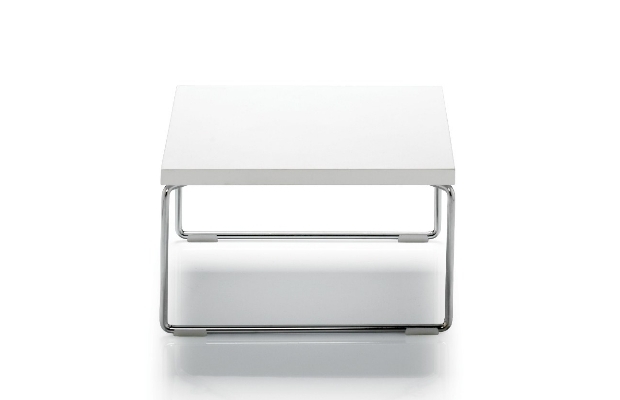 Torch free standing square connecting table Chrome legs