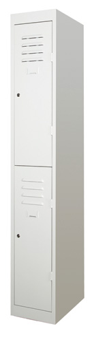 Two compartment lockers H: 1830 W: 305 D: 457