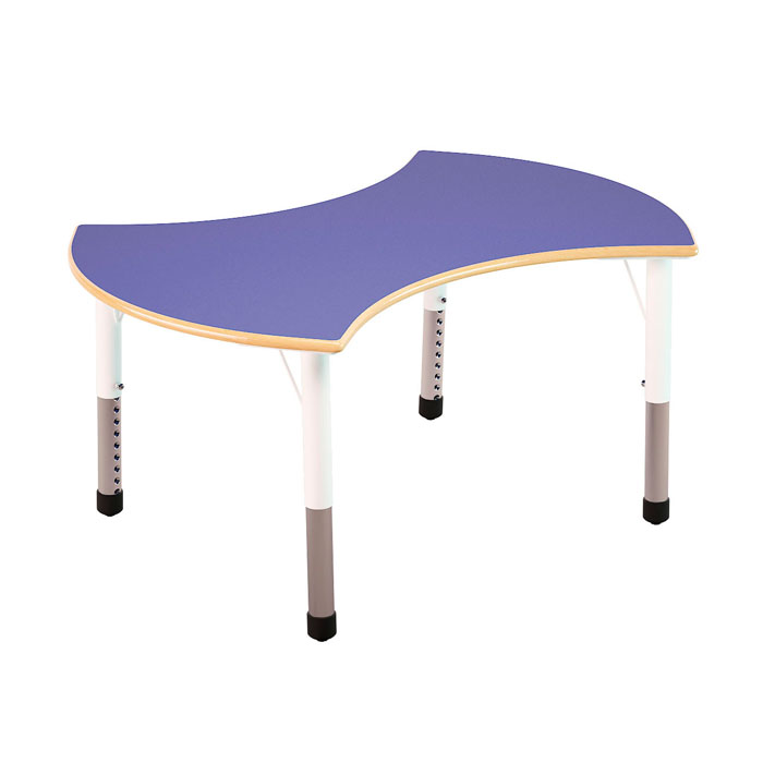 Wave Table with metal ajustable legs