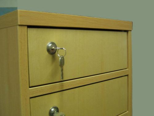 Wooden Locker 12 door beech 1543h X 345w X 450d