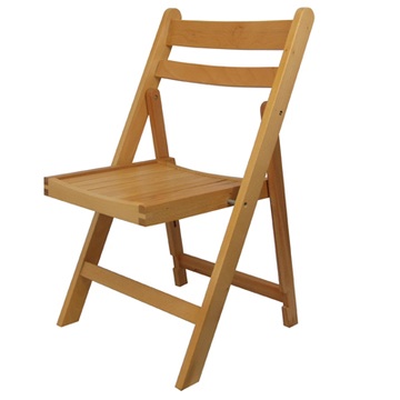Wooden folding chair beech