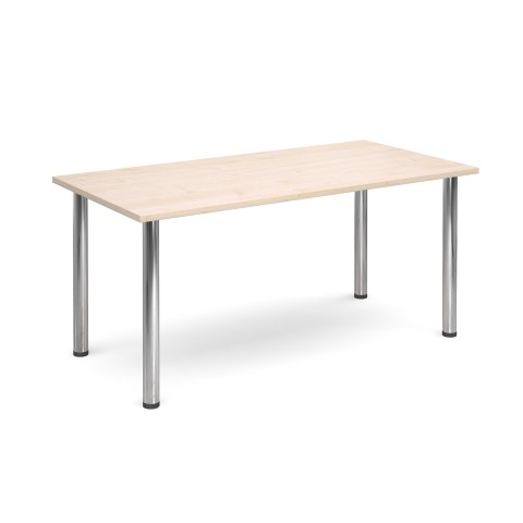 1600 Flexi Table Chrome radial Legs-Maple