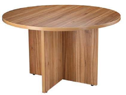 Executive Round Table 1200 dia American Black Walnut or Crown Cut Oak