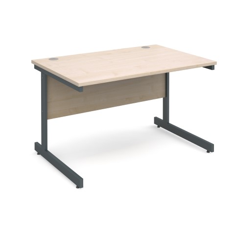 Contract 25 1200mm Straight Desk - Maple