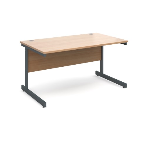 Contract 25 1400mm Straight Desk - Beech