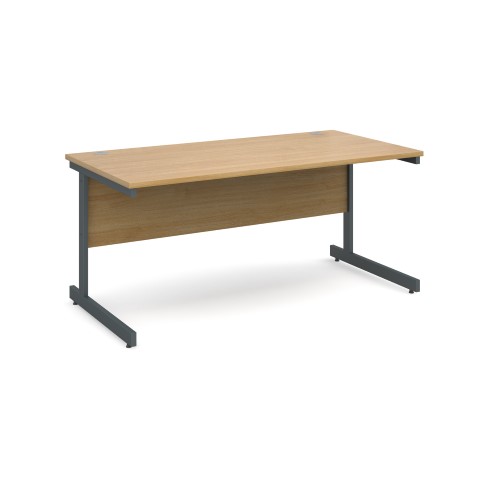 Contract 25 1600mm Straight Desk - Oak