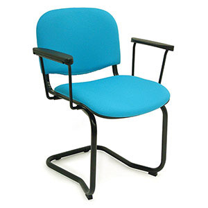 Conference cantilever chair with arms (comes in various colours)