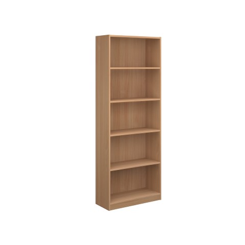 Economy bookcase 2004mm high in beech