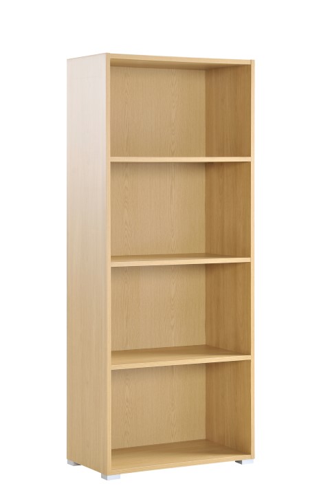 Home Office Low Bookcase - Beech