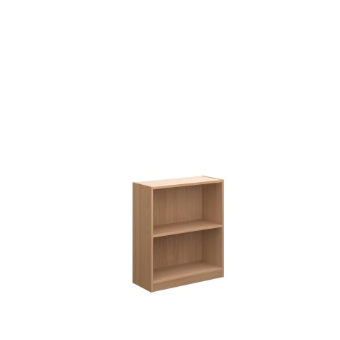 Economy bookcase 725mm high in white