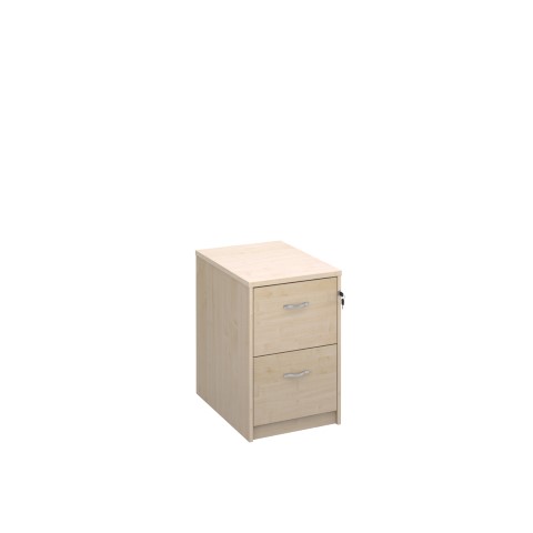 Deluxe executive two drawer filing cabinet in maple