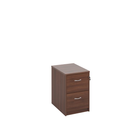 Deluxe executive two drawer filing cabinet in walnut