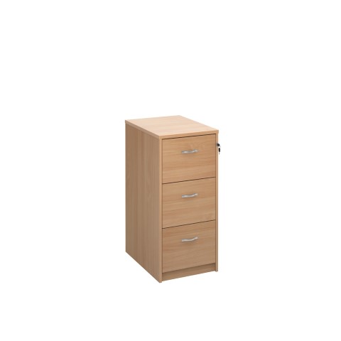 Deluxe executive three drawer filing cabinet in beech