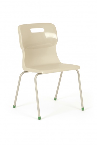 Titan 4 Leg Classroom Chair in Grey