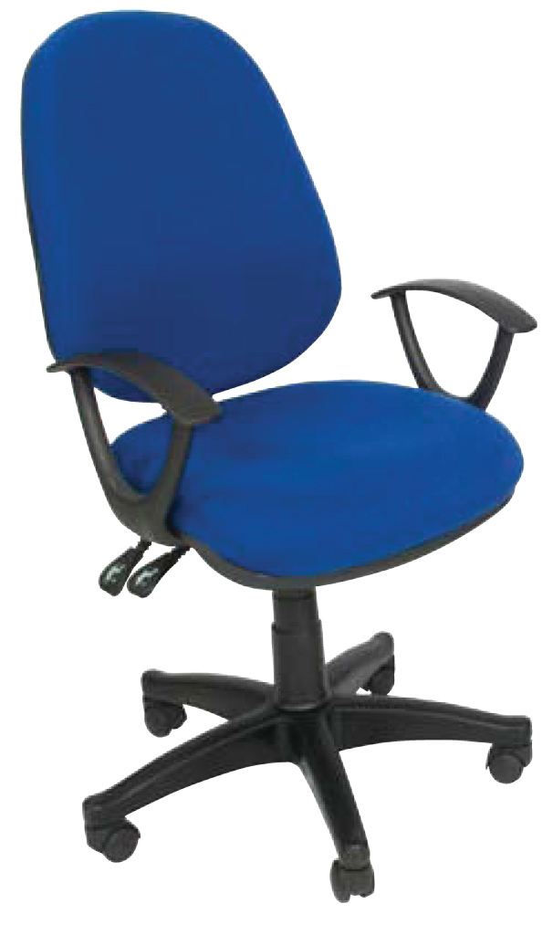 Twin lever high back operator chair